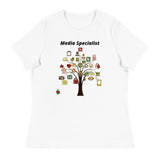 "Media Specialist" Women's Relaxed T-Shirt