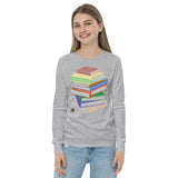 "Bookstack" Youth long sleeve tee