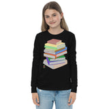 "Bookstack" Youth long sleeve tee