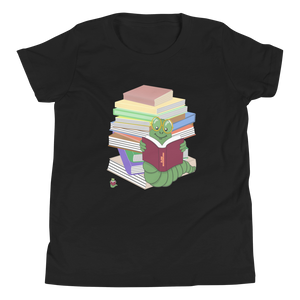 "Bookworm/Bookstack" Youth Short Sleeve T-Shirt