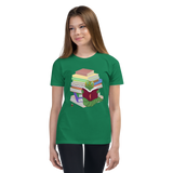 "Bookworm/Bookstack" Youth Short Sleeve T-Shirt