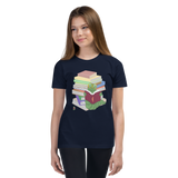 "Bookworm/Bookstack" Youth Short Sleeve T-Shirt