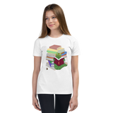 "Bookworm/Bookstack" Youth Short Sleeve T-Shirt
